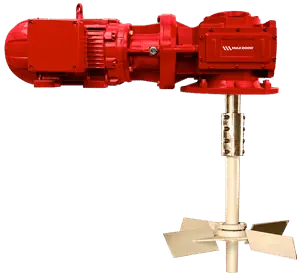 MAX2000 mud agitators for drilling fluid tanks
